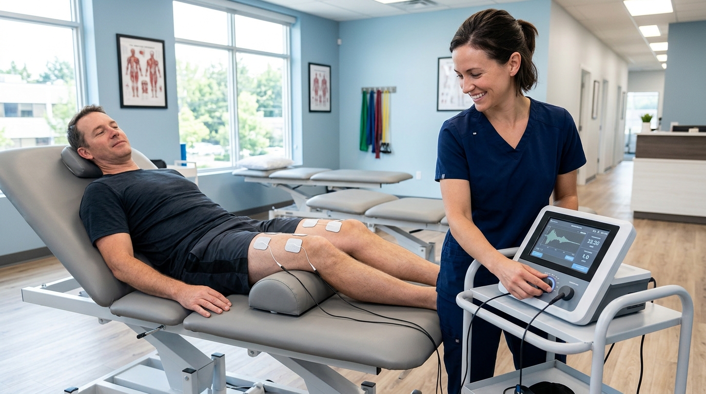 Electroestimulación TENS y EMS en fisioterapia