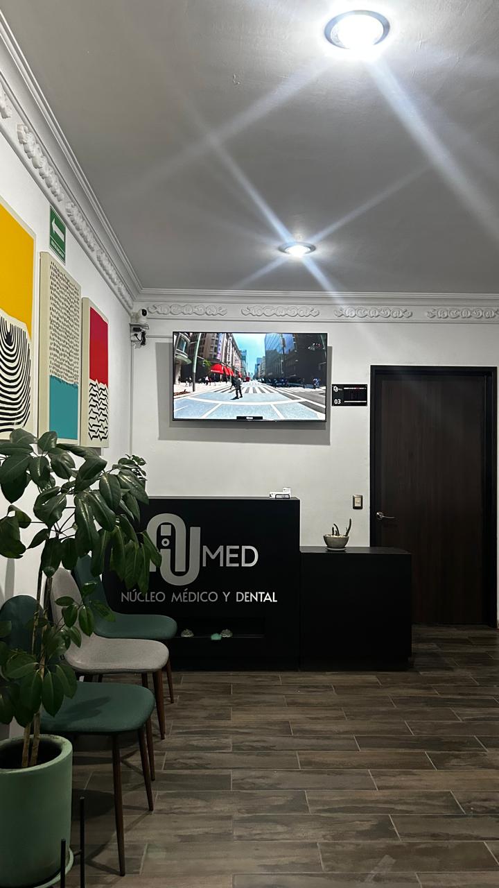 Recepción del Núcleo Médico y Dental