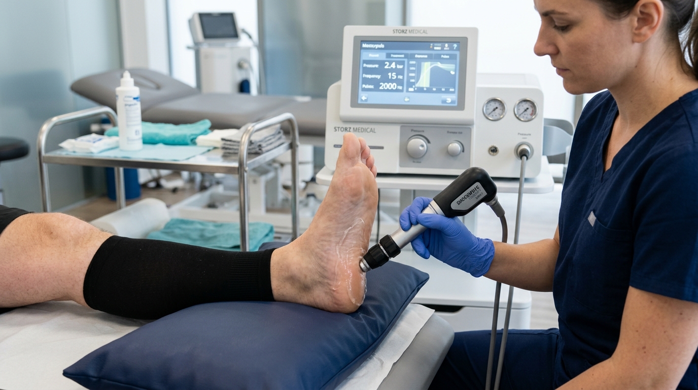 Ondas de choque radiales en fisioterapia